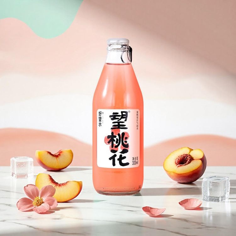 Sparkling Peach Soda, 10.1 fl oz