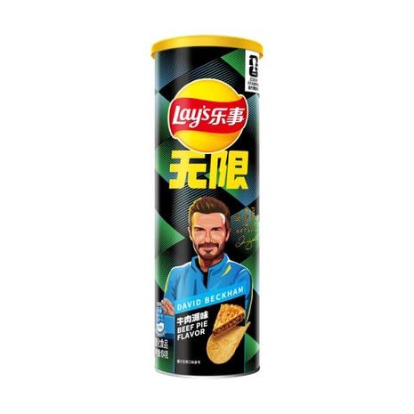 2026 FIFA World Cup Stax Potato Chips, Beef Pie Flavor, 3.17 oz