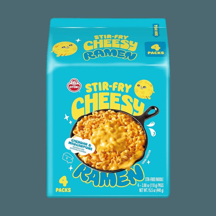 Cheesy Ramen, Cheddar &amp; Mascarpone Flavor, 3.88 oz
