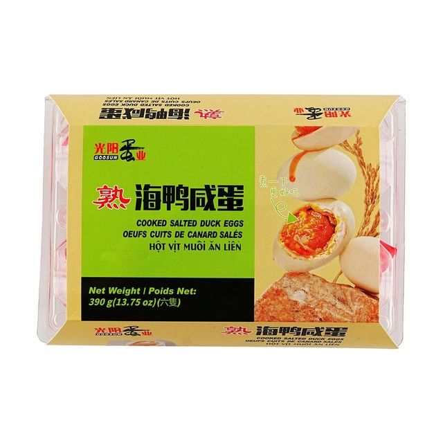 Cooked Salted Duck Eggs, 6 Piece, 13.75 oz
