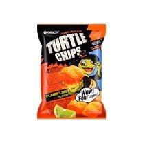 Turtle Chip Flamin' Lime Flavor,5.64 oz