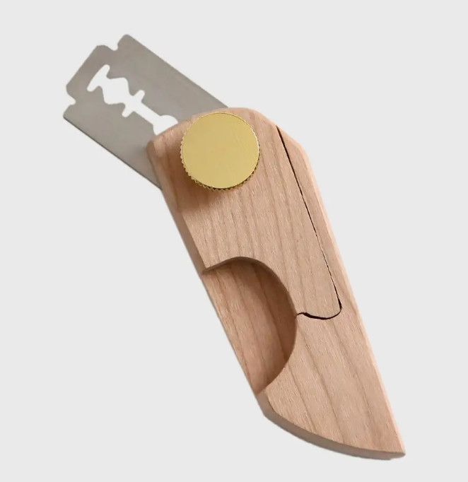 Compact Cherrywood Lame — Bread Scoring Tool