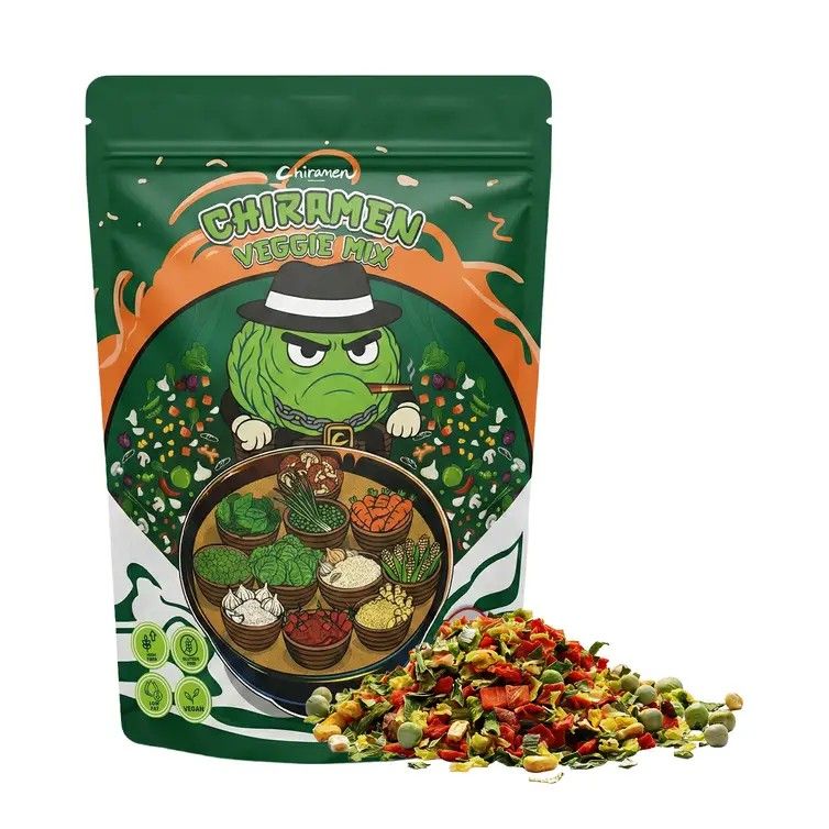 CHIRAMEN White Jade Mushroom Ramen Toppings – Premium Freeze Dried White Jade Mushroom for Ramen, Cup Noodles, Soups, Hot Pot &amp; Asian Noodle Dishes