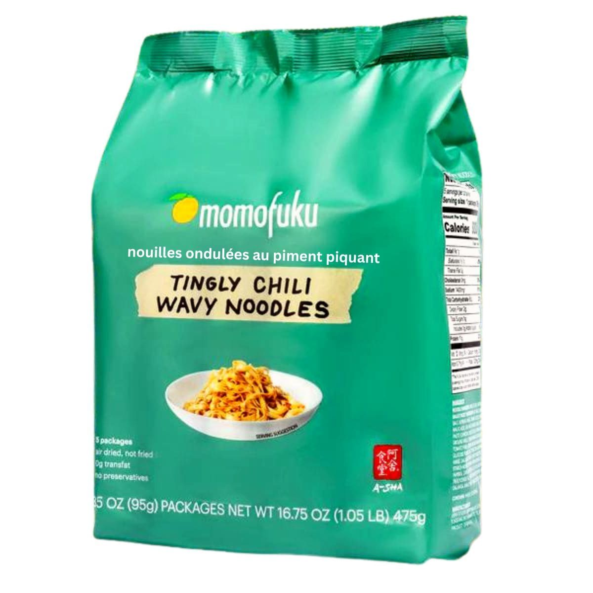 Tingly Chili Wavy Noodles - Instant Ramen | Momofuku