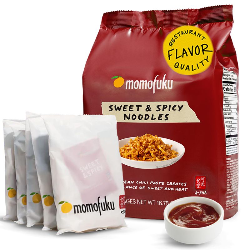 Sweet &amp; Spicy Noodles - Instant Ramen, Mild | Momofuku