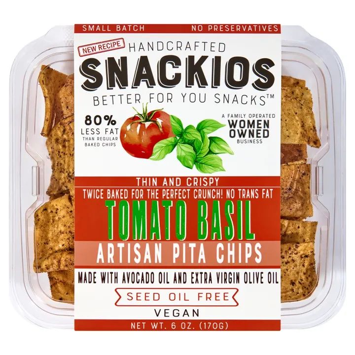 Snackios Tomato Basil Pita Chips