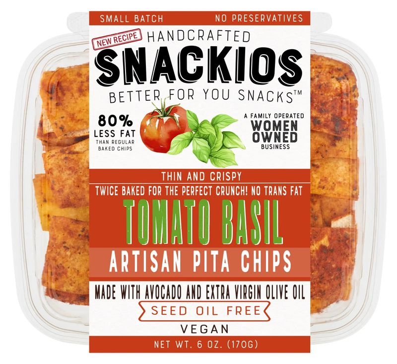 Snackios Tomato Basil Pita Chips