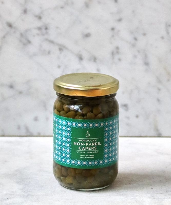 Moroccan Non-Pareil Capers - 7oz | Villa Jerada