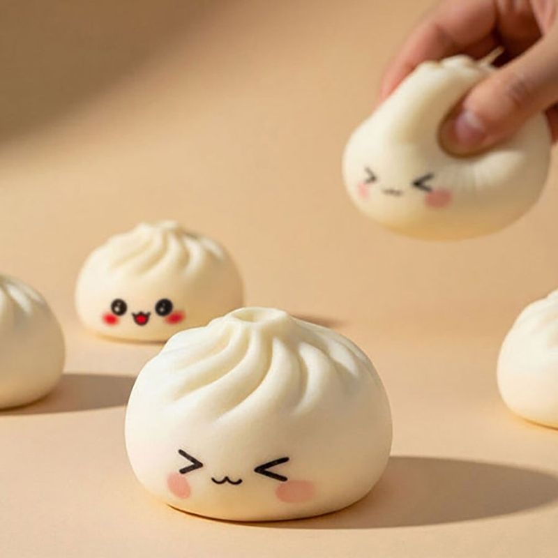Find the Grilled Dumpling! Figure Random Squishy Fidget | K-Wonderland