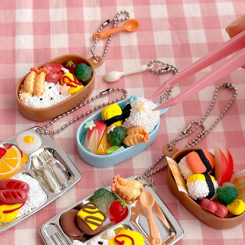 DIY Bento Keyring Kit (Make Your Own Lunchbox Keychain) | K-Wonderland