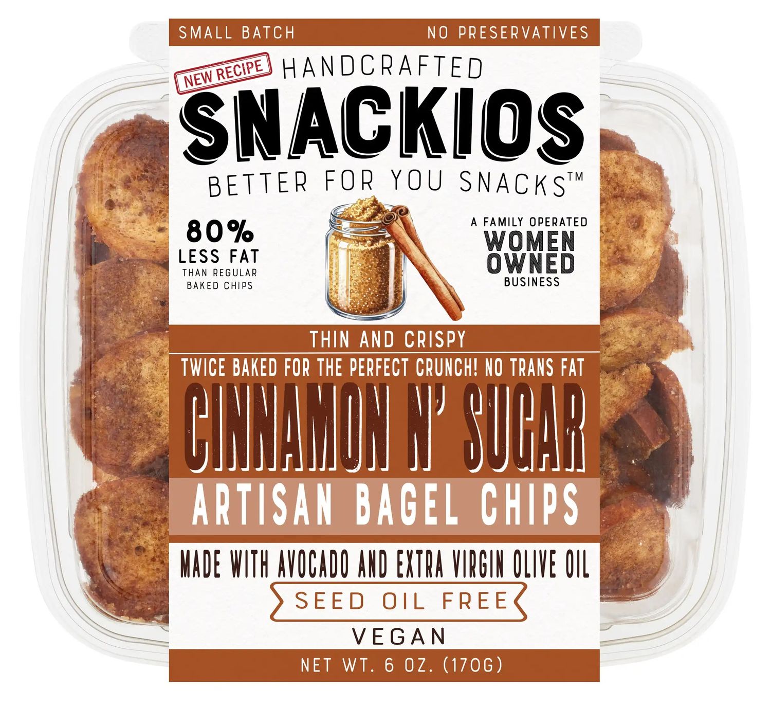 Snackios Cinnamon N' Sugar Pita Chips | Snackios