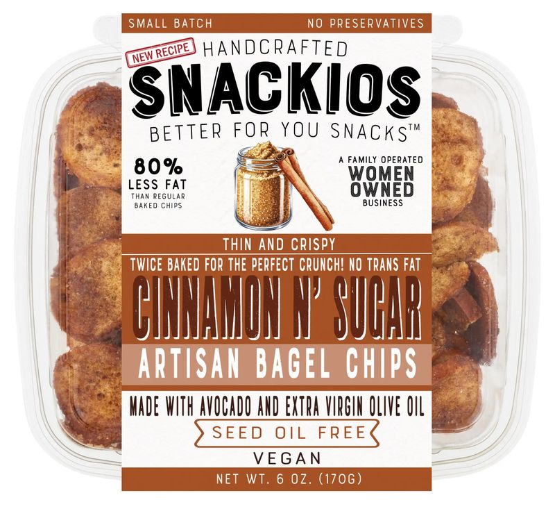 Snackios Cinnamon N' Sugar Pita Chips | Snackios
