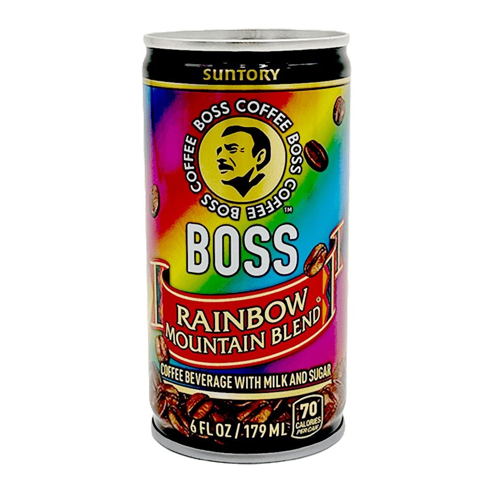 BOSS Coffee Rainbow Mountain Blend Latte, 6 fl oz