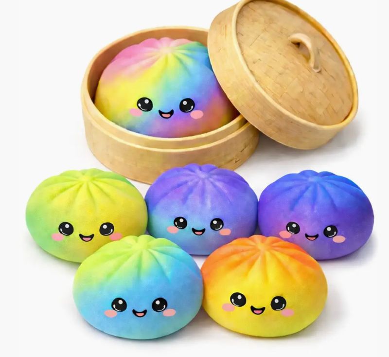 4" Mystery Squishy Dumpling - Tie Dye