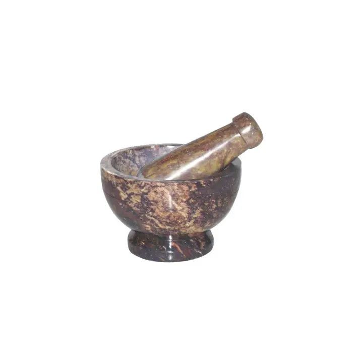 Stone Mortar &amp; Pestle (4”)