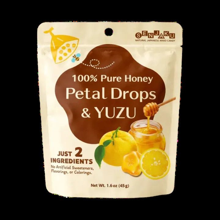 100% Pure Honey &amp; Yuzu Drops, 1.6 oz