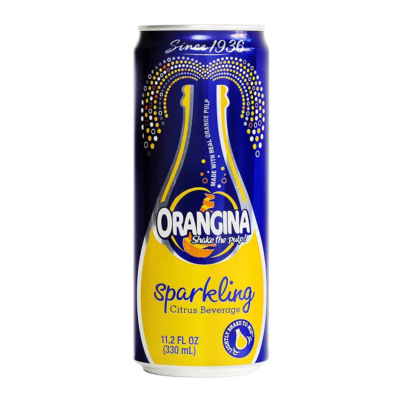 Orangina Carbonated Orange Slim Can 330ml - 4x6pck (Europe)