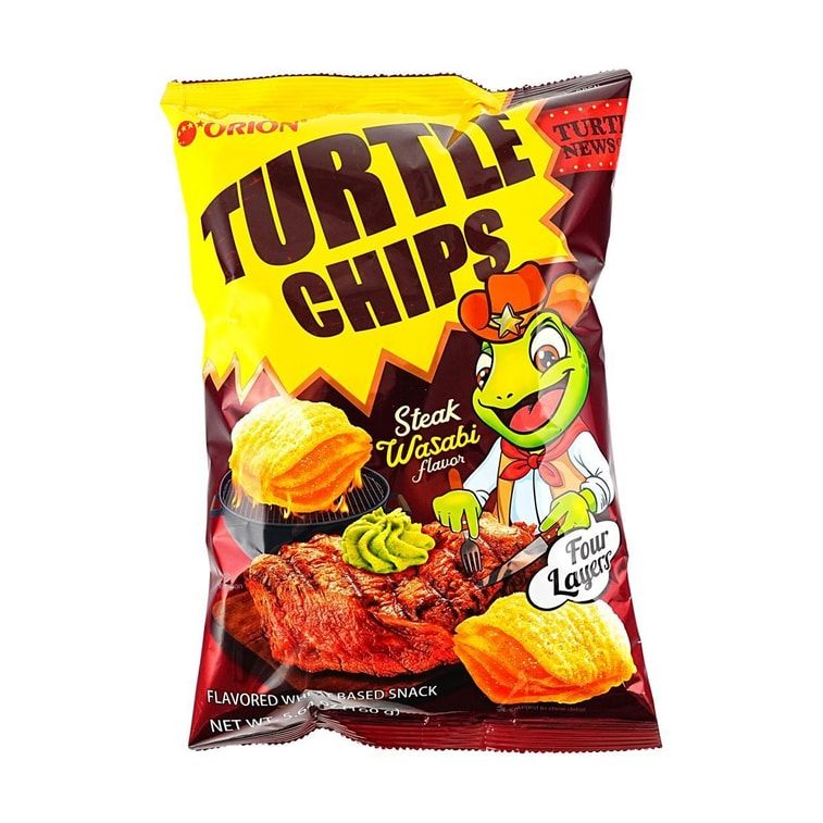 Turtle Chips Steak Wasabi Flavor, 5.64 oz
