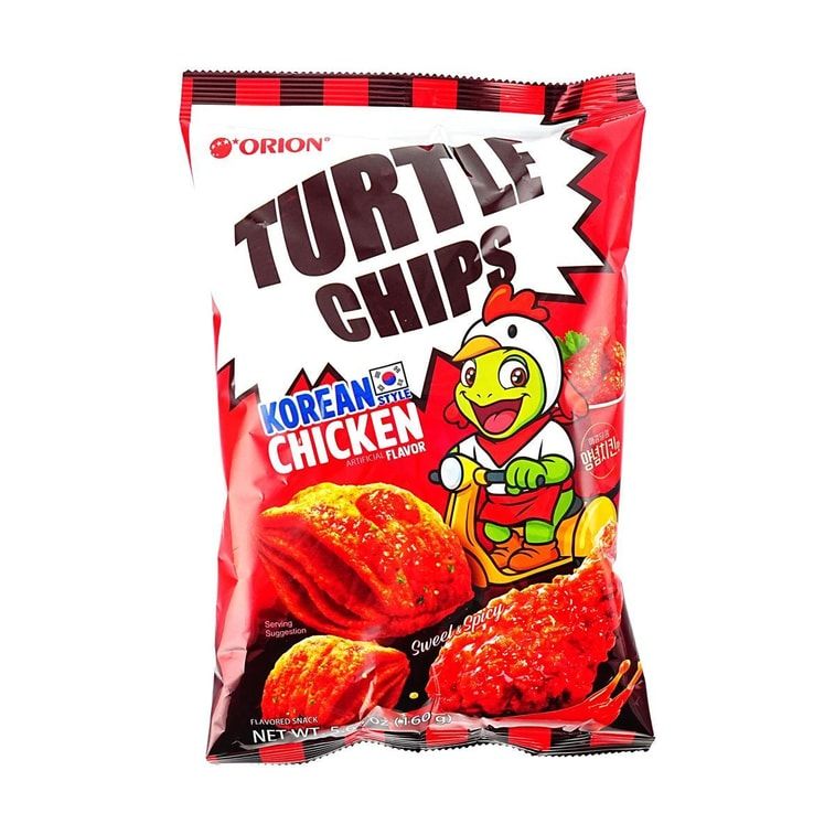 Turtle Chips Korean Chicken Sweet&amp;Spicy Flavor,5.6 oz