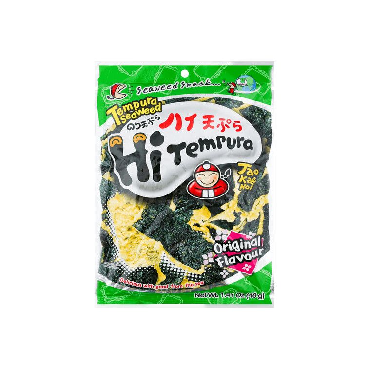 Hi Tempura Seaweed Snacks Original Flavor, 1.27 oz