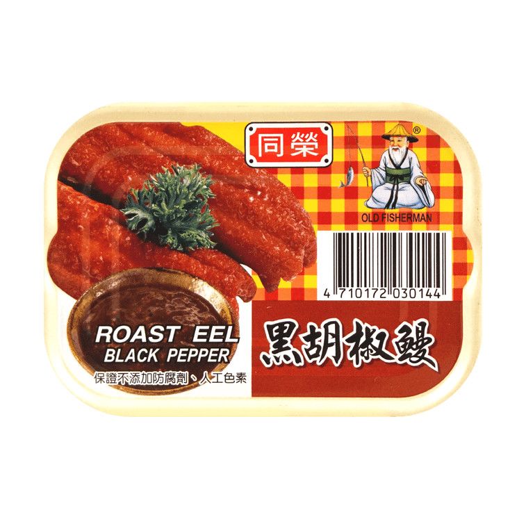 Black Pepper Eel Can, 100g