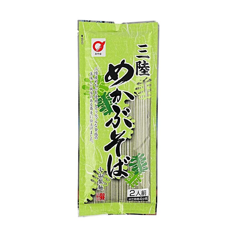 Sanriku Mekabu Seaweed Soba Noodles, 7.05 oz
