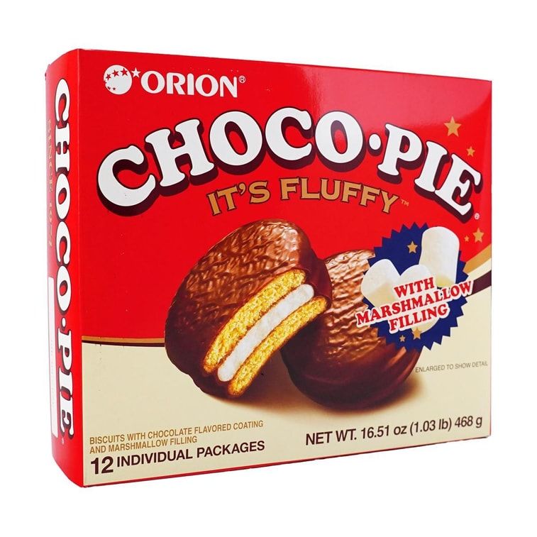 Chocolate Pie with Marshmallow Filling, 12 Pieces, 16.51 oz