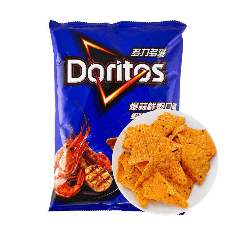 Corn Chips Garlic Shrimp Flavor, 68g