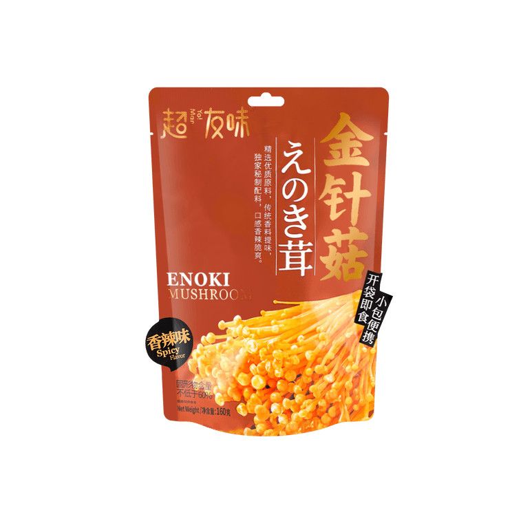 Spicy Enoki Mushrooms, 5.64 oz