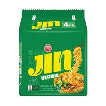 Jin Ramen Korean Style Instant Bowl Noodles Veggie Flavor, 3.88 oz