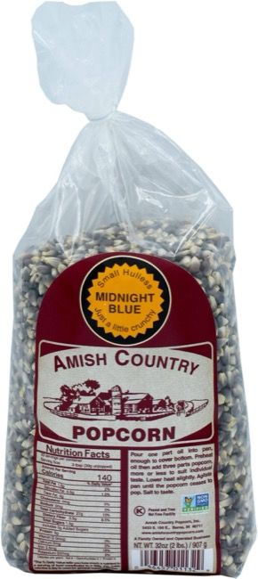 2lb Bag of Midnight Blue Popcorn
