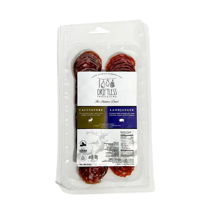 Pre-Sliced Hunter's Dual Salami - Nitrate Free, 3oz
