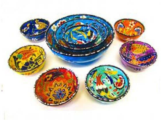 Relief Design Ceramic Bowl - 10 cm