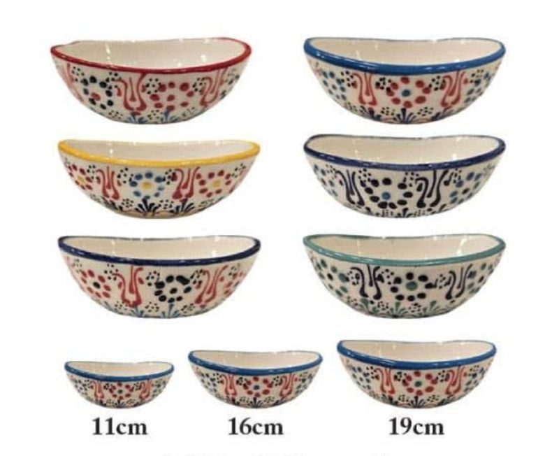 Aegean Galleon oblong shape bowl - 11cm