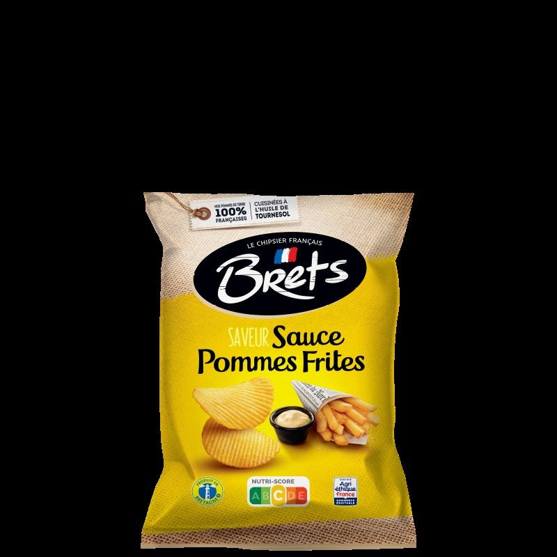 Brets Potato chips Pommes Frites (French Fries Mayo sauce)