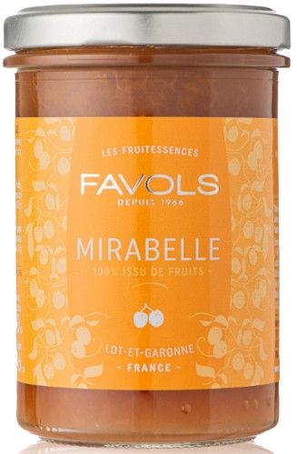 Favols · Mirabelle plum Fruitessence jam, 100% fruit