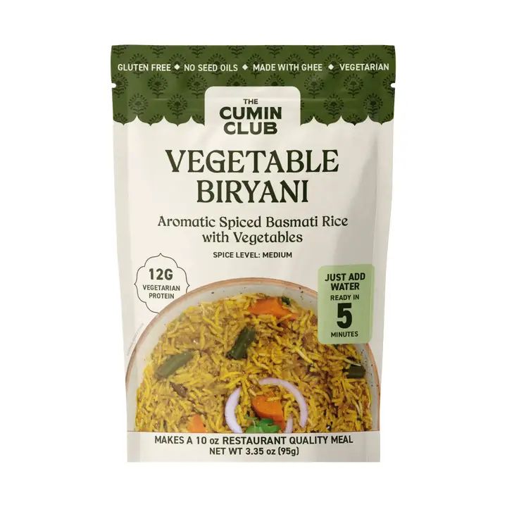 The Cumin Club Vegetable Biryani Ready to eat Indian Meal