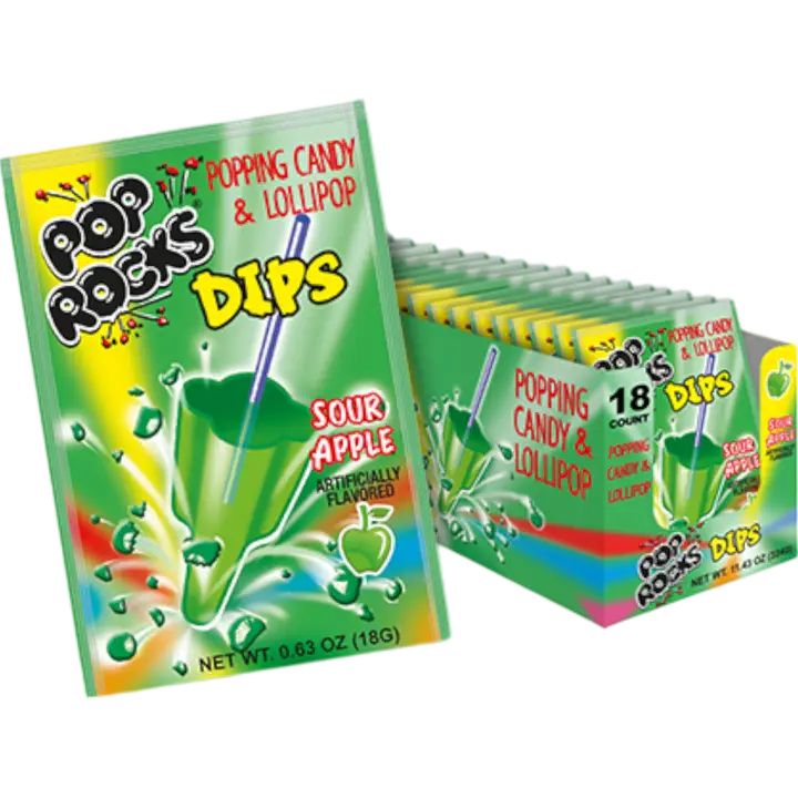 Pop Rocks Sour Apple Dips