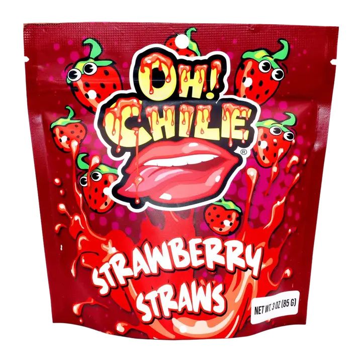 Oh! Chile Strawberry Straws 3 oz