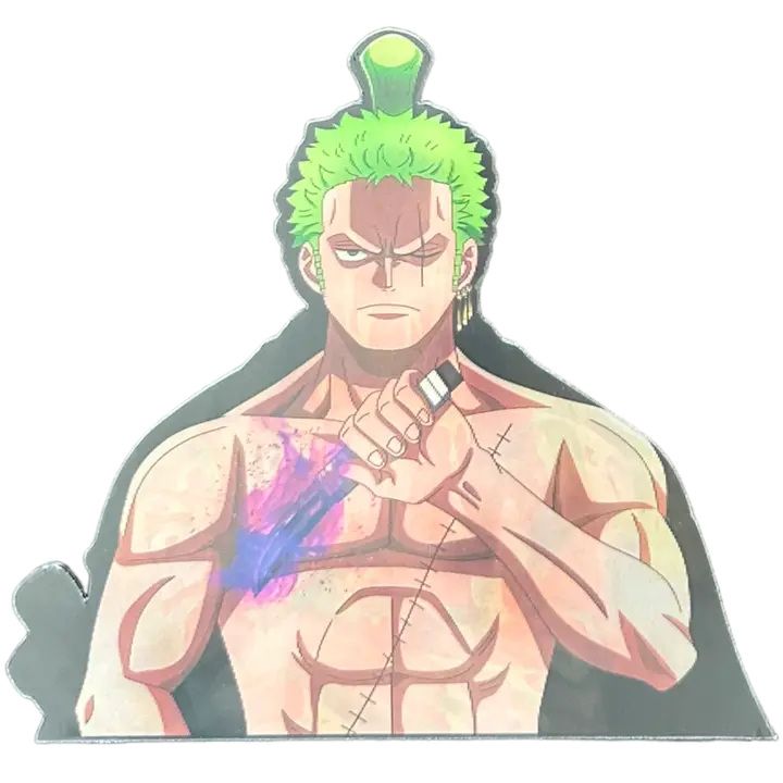 Zoro Anime 3D Sticker (J5)