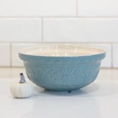 Pumpkin Size 30 Blue Mixing Bowl | Mason Cash