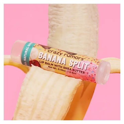 All Natural, Vegan Banana Split Lip Balm