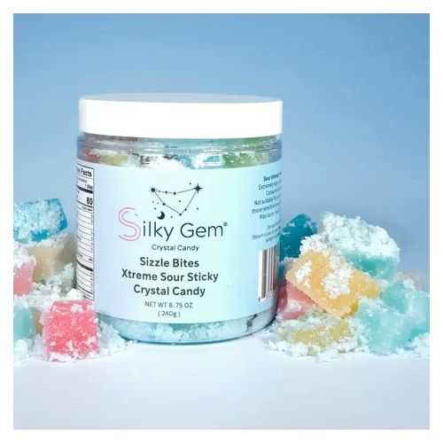 Sizzle Bites Xtreme Sour Sticky Crystal Candy
