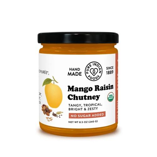Mango Raisin Chutney, Certified Organic - 8.5 oz