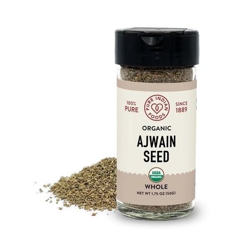 Ajwain Seed, Certified Organic - 1.9 oz Glass Bottle