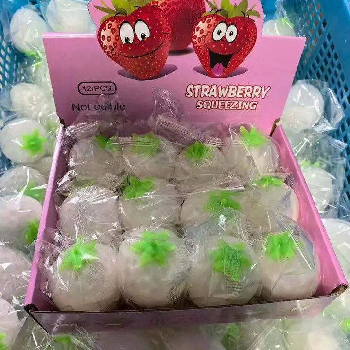 Strawberry  Squishy – Color Change Strawberry