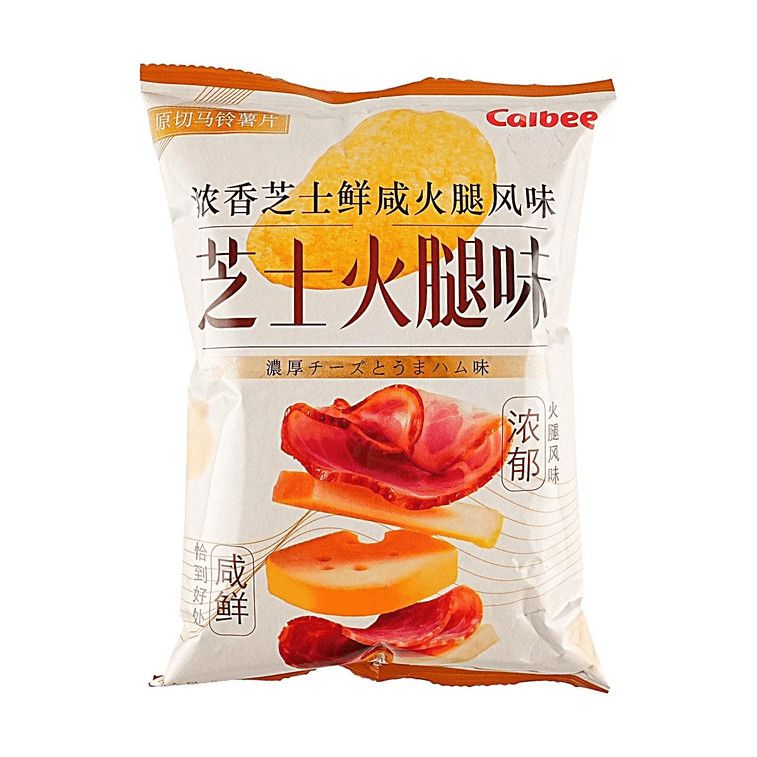 Cheese Ham Potato Chips,1.83 oz (Rich Cheese &amp; Smoky Ham)