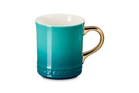 Mug with Gold Handle, Riviera 14 oz. | Le Creuset