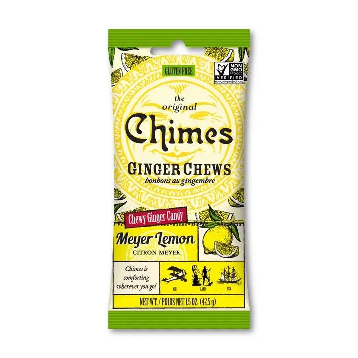Chimes Meyer Lemon Ginger Chews 1.5oz