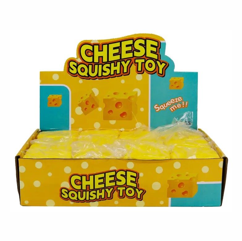 Cheese Cube Slow-Rise Squishies® 2.36" Fidget Toy